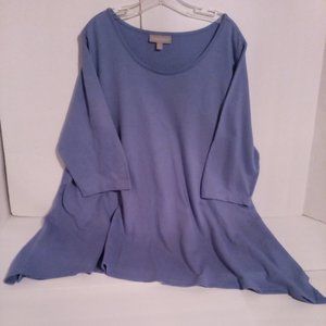 Woman Within knit top lavender sz 1X 22/24